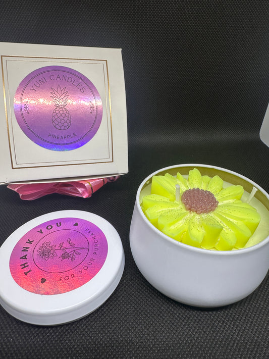 Tropical Bloom – Pineapple Flower Candle