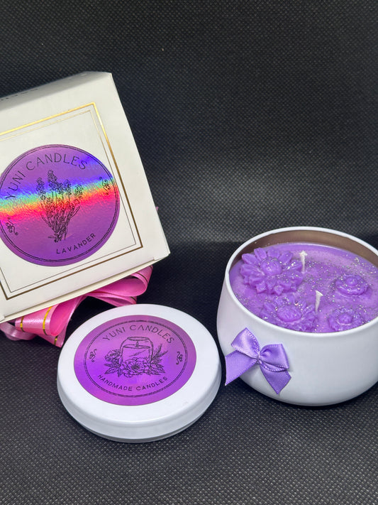 Tranquil Bloom – Lavender Candle